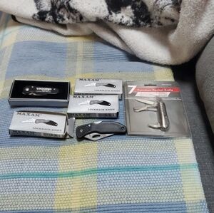 Pocket Folding Knife Lot Of 5